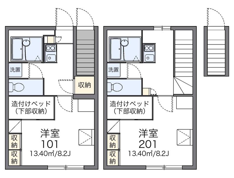 レオパレス泉３ 間取図