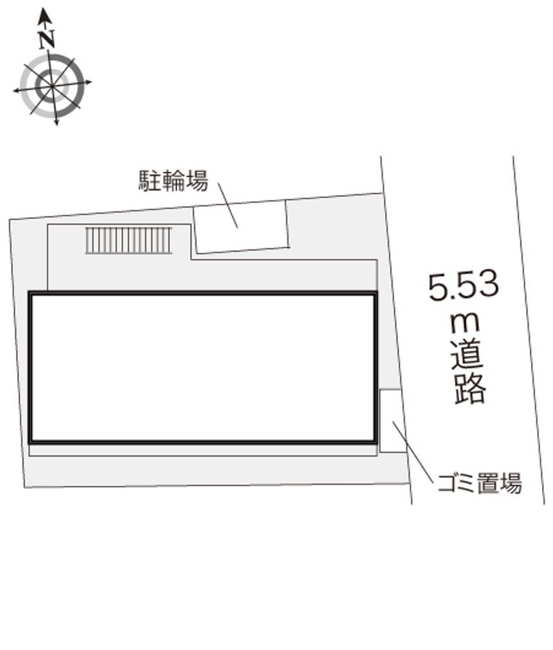 レオパレスフォレストⅠ 配置図