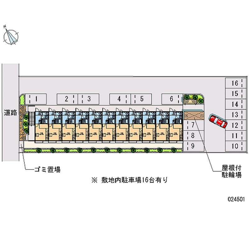 24501 Monthly parking lot