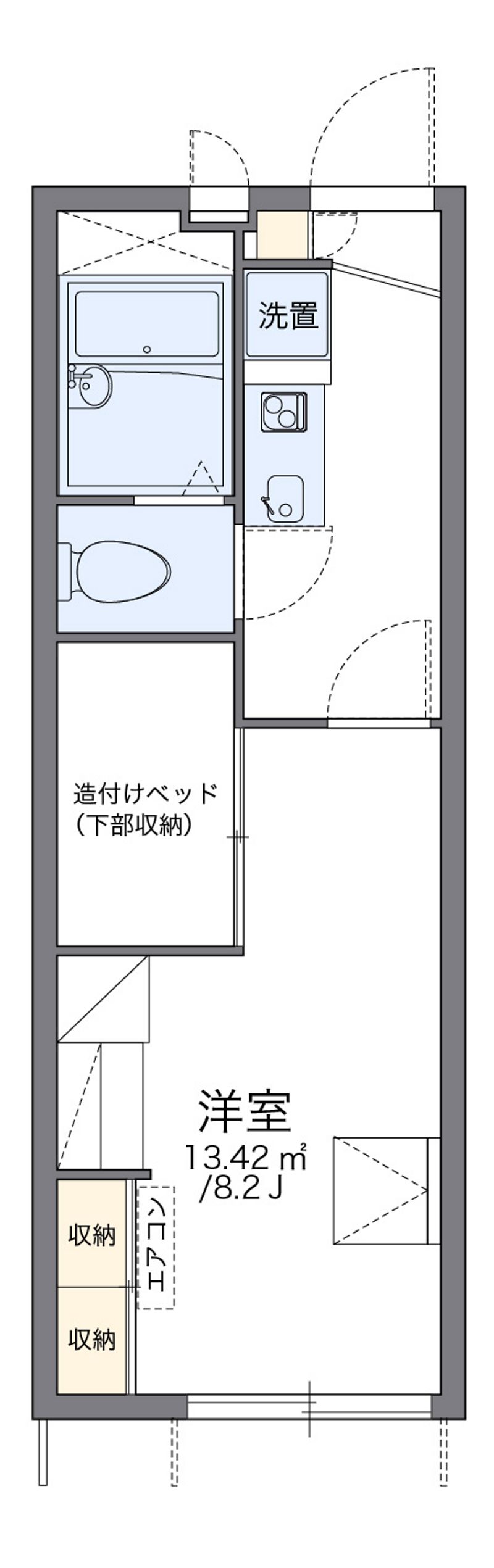 レオパレス宮野木 間取り
