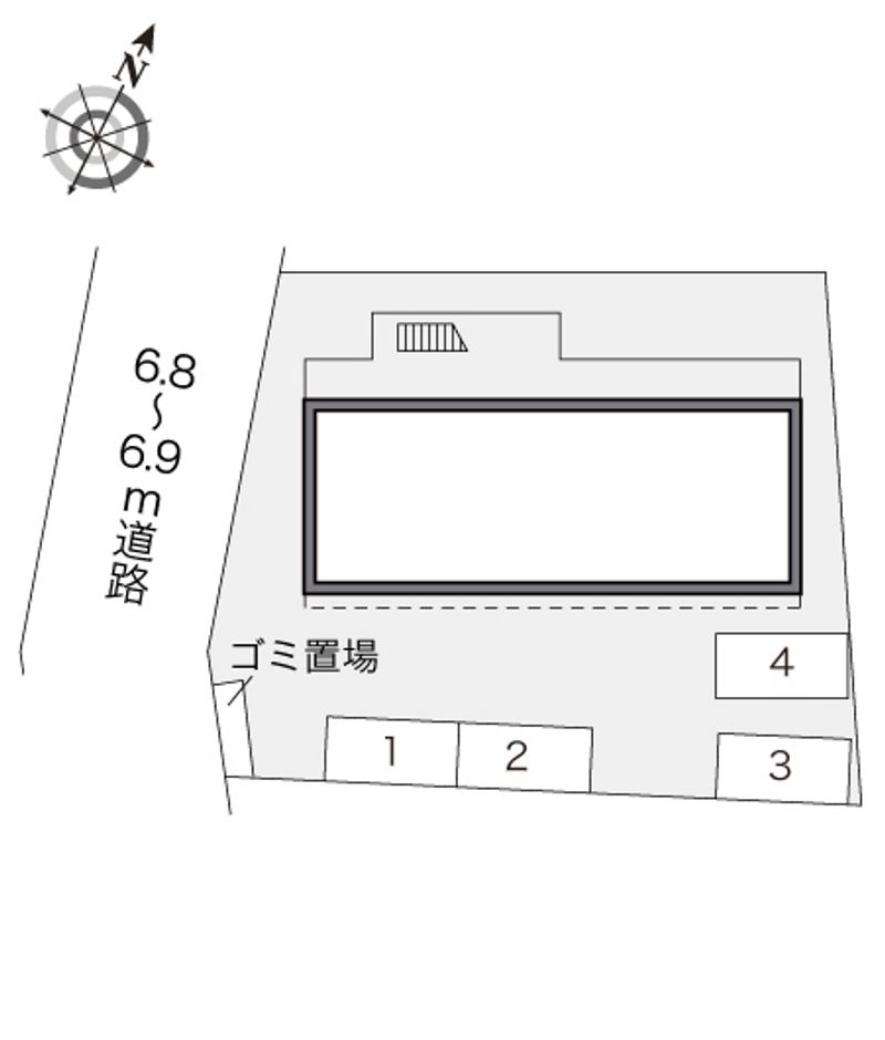 レオパレスボヌール 配置図