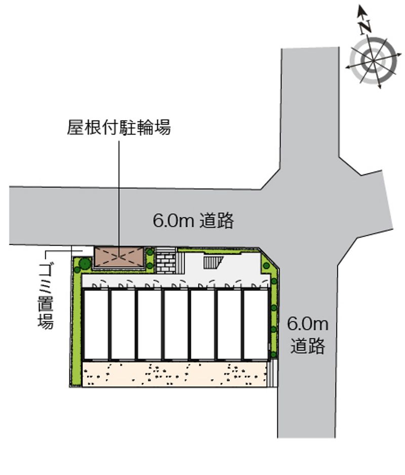 レオパレス経堂 配置図