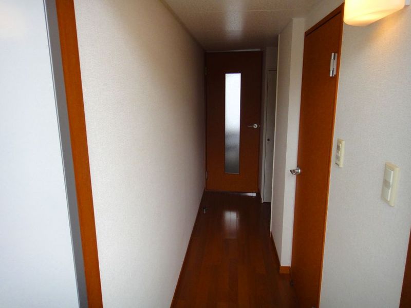 レオパレスビスタヒガワ 玄関