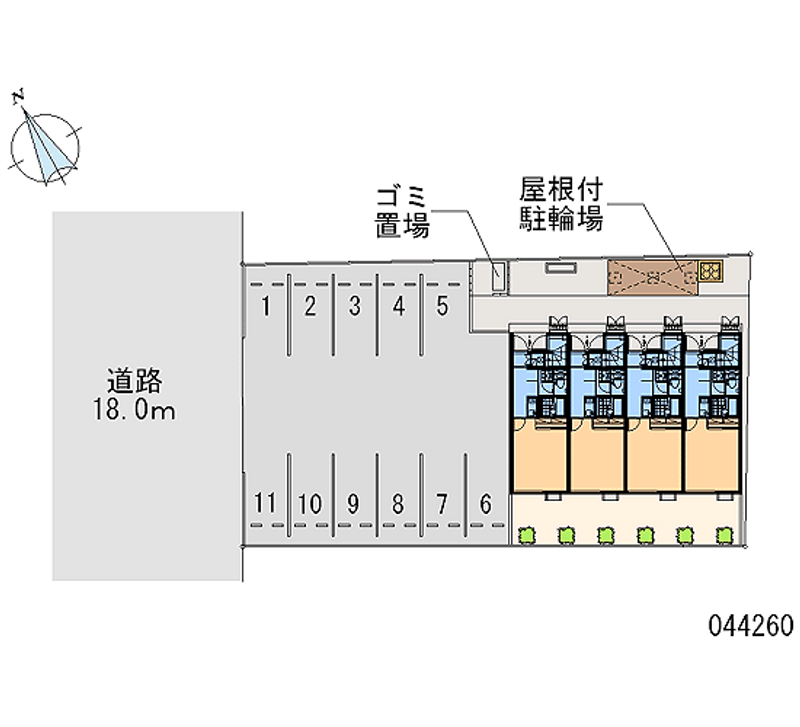 レオネクスト玉手Ⅱ 月極駐車場