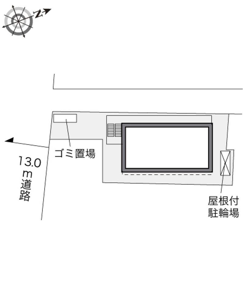 レオパレスレジデンス高橋 配置図