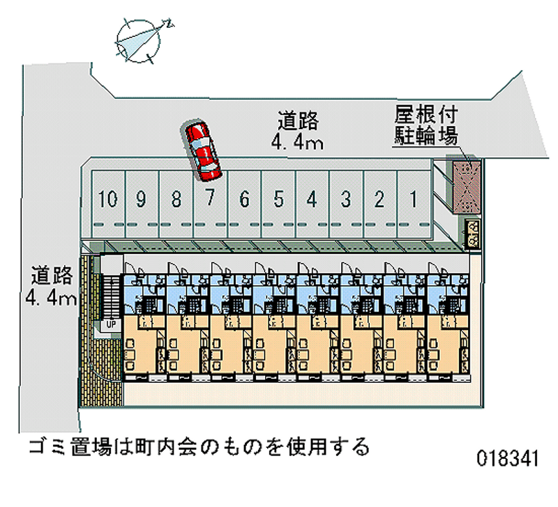 レオパレスｉ 区画図