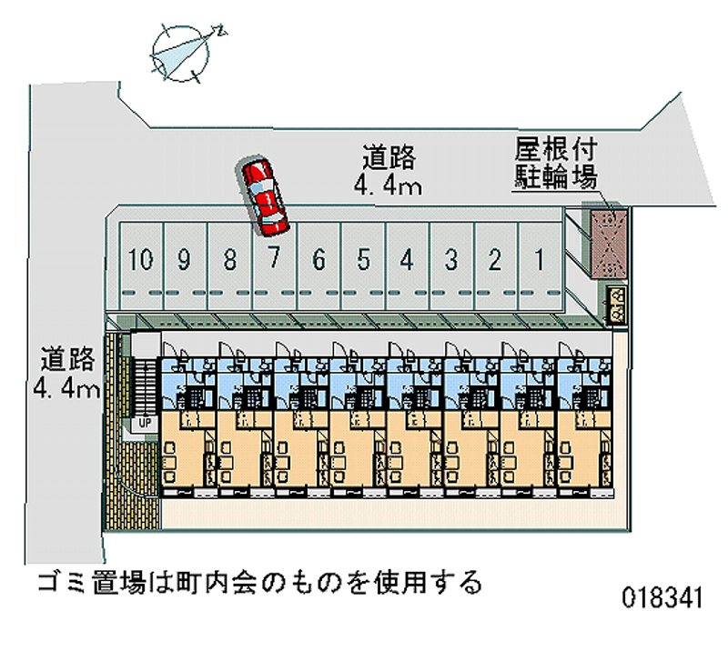 18341 Monthly parking lot