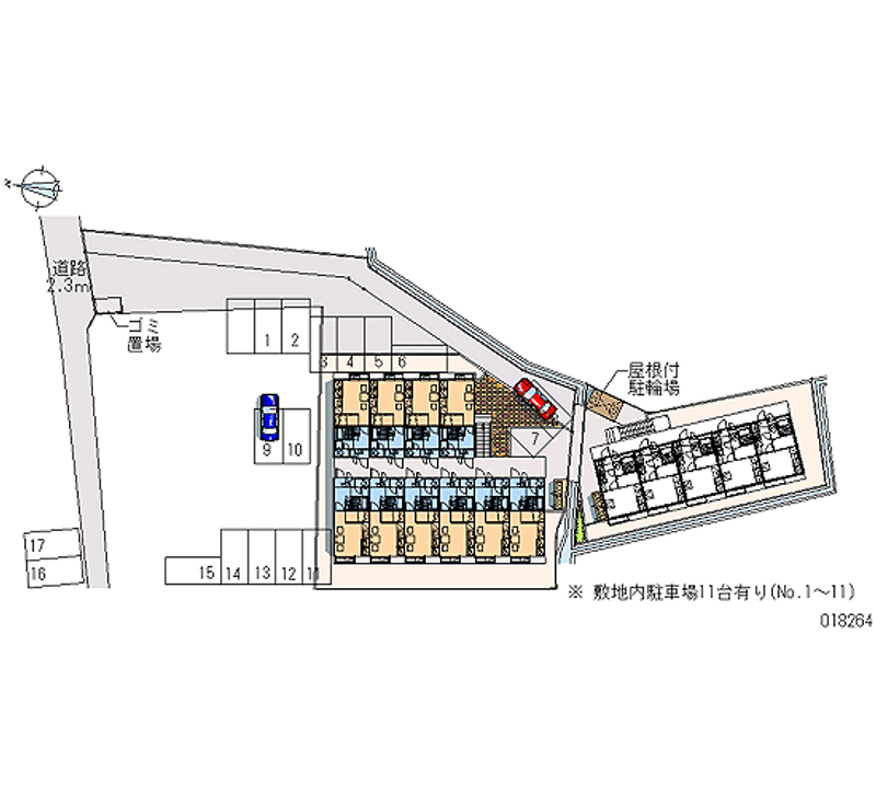 レオパレスフィオーレ 共用部分