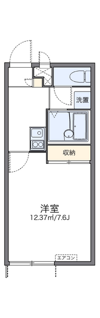 レオパレス安布里 間取り図