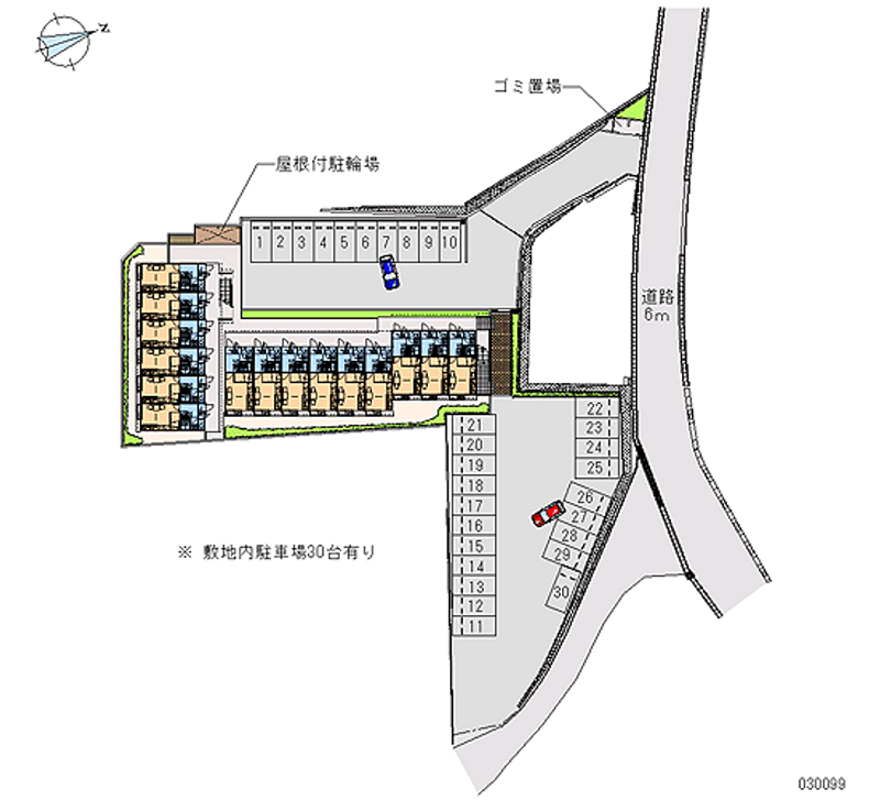 30099 Monthly parking lot