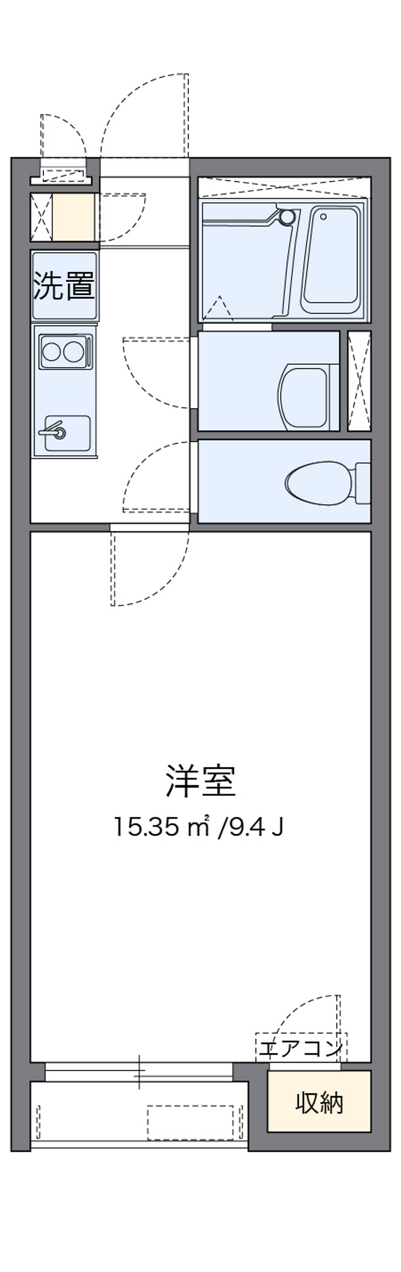 クレイノワン 間取図