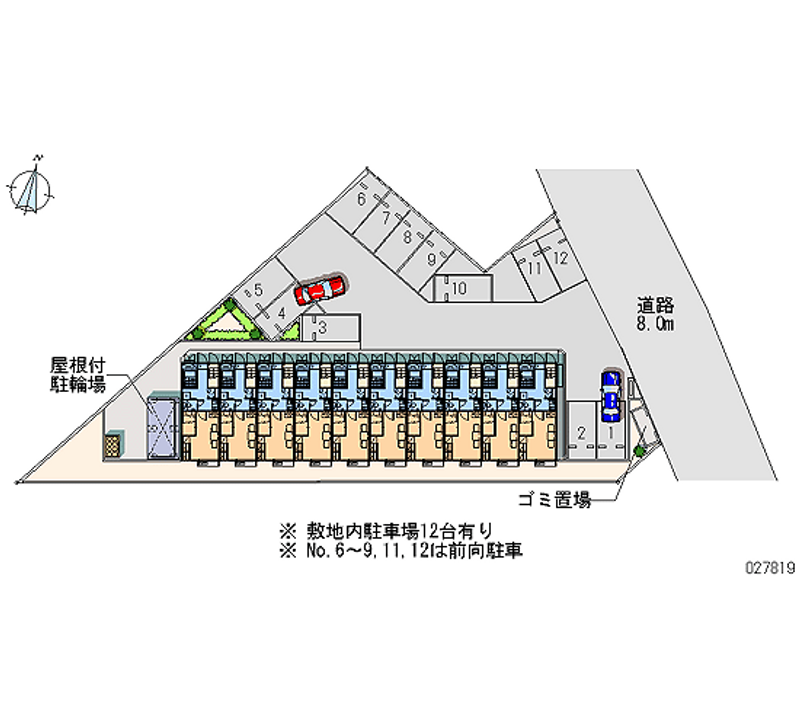 レオパレスゴロー 月極駐車場