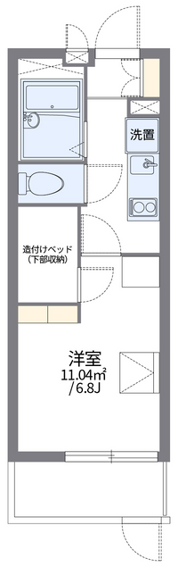 レオパレスロワール千本 間取り図