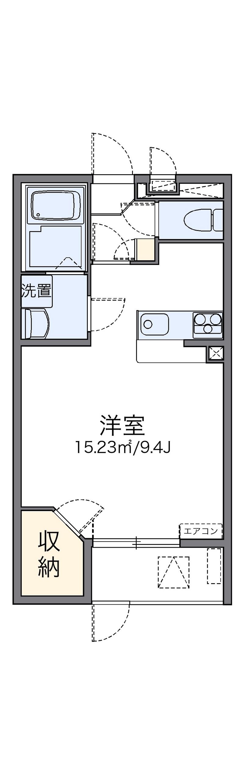 レオネクストエクレール北今市 間取図