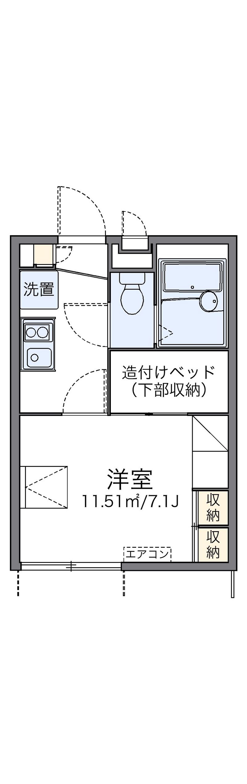 レオパレスグレース 間取り