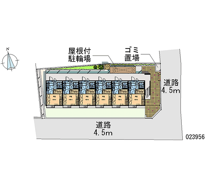 レオパレスＮＹ馬場 区画図