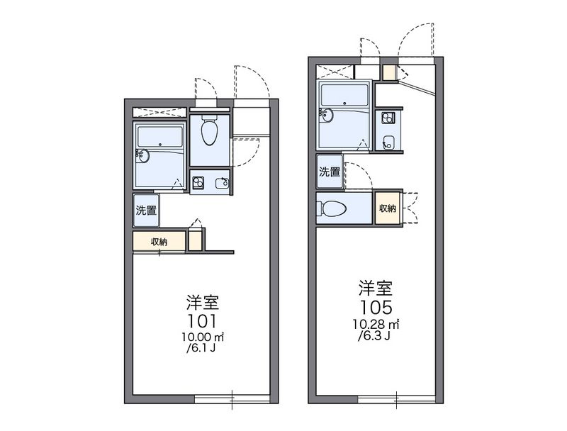 レオパレス豊 間取図