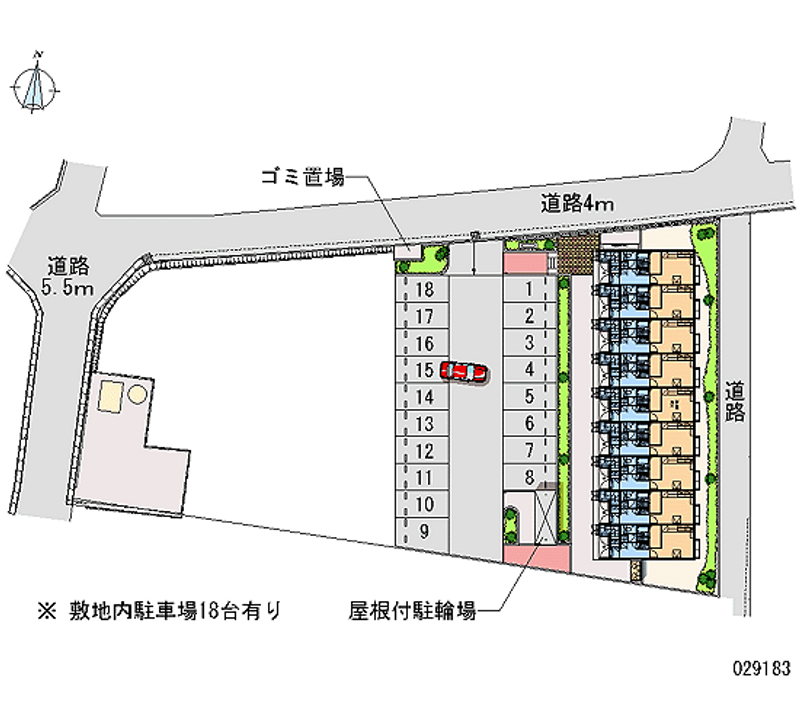 29183 Monthly parking lot