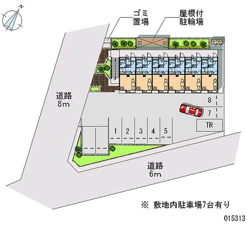 レオパレス高倉 月極駐車場