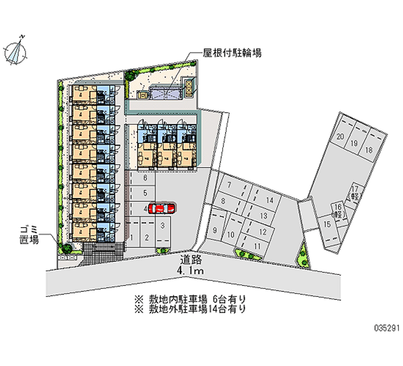 35291 Monthly parking lot