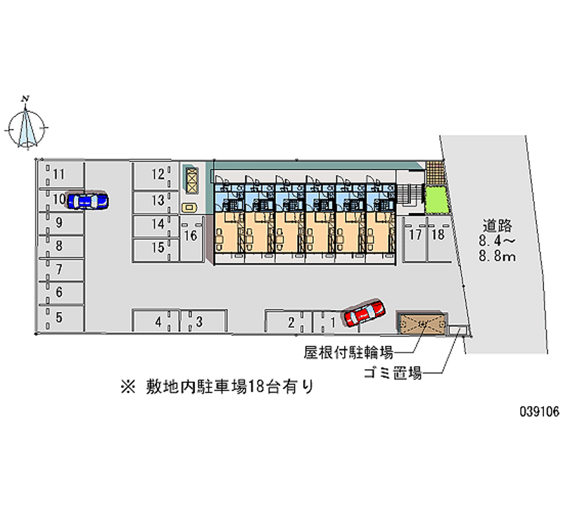 レオパレスリオ 月極駐車場