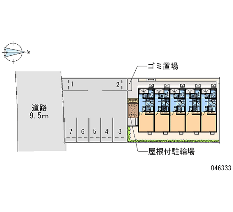 レオネクストベルニナ 月極駐車場