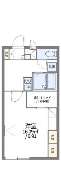 レオパレス香峯 間取り図