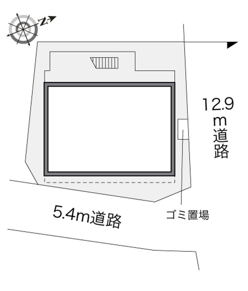 レオパレスいずみ 配置図