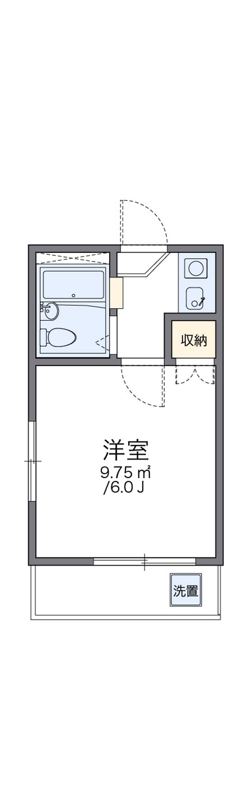 レオパレス豊橋 間取図