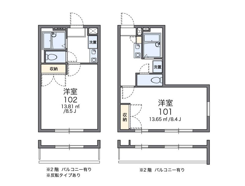 レオパレスエクセル 間取図