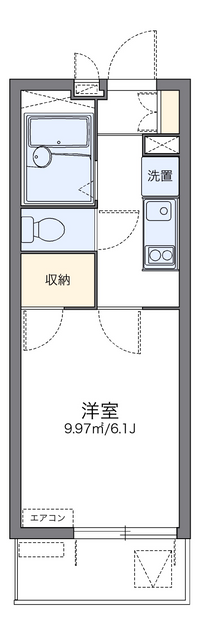 レオパレスＨＩＭＡＷＡＲＩ 間取り図