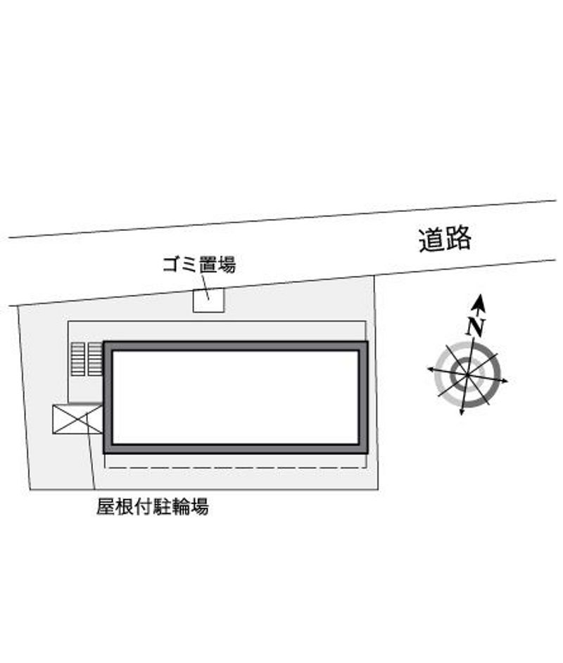 レオパレスハーナ 配置図