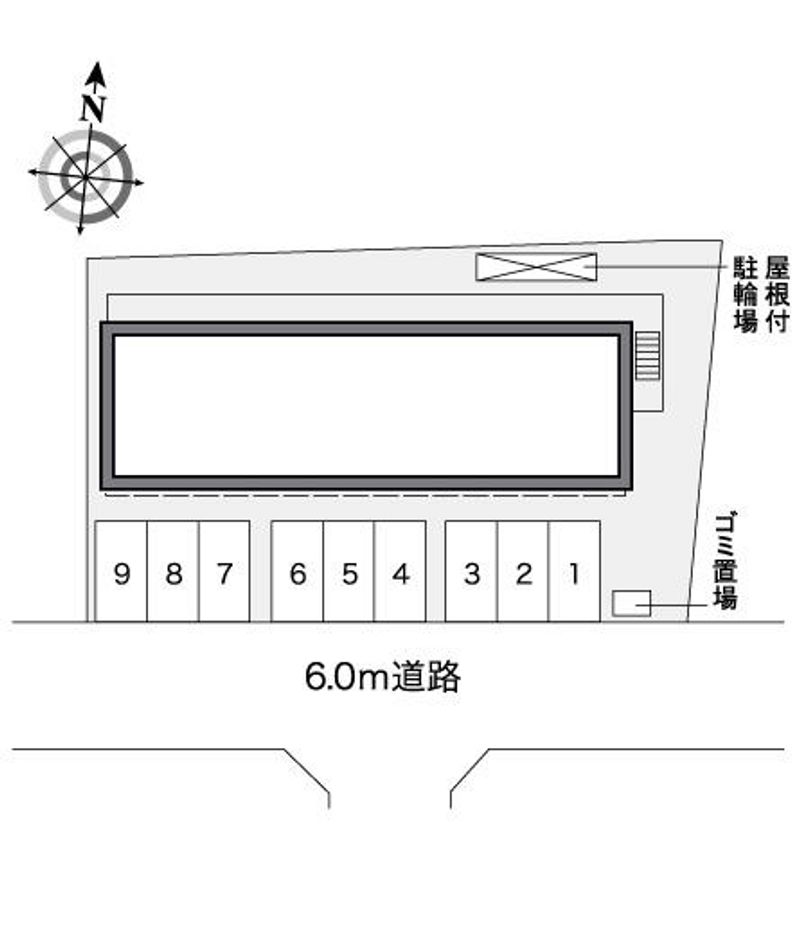 レオパレスプランドール 配置図