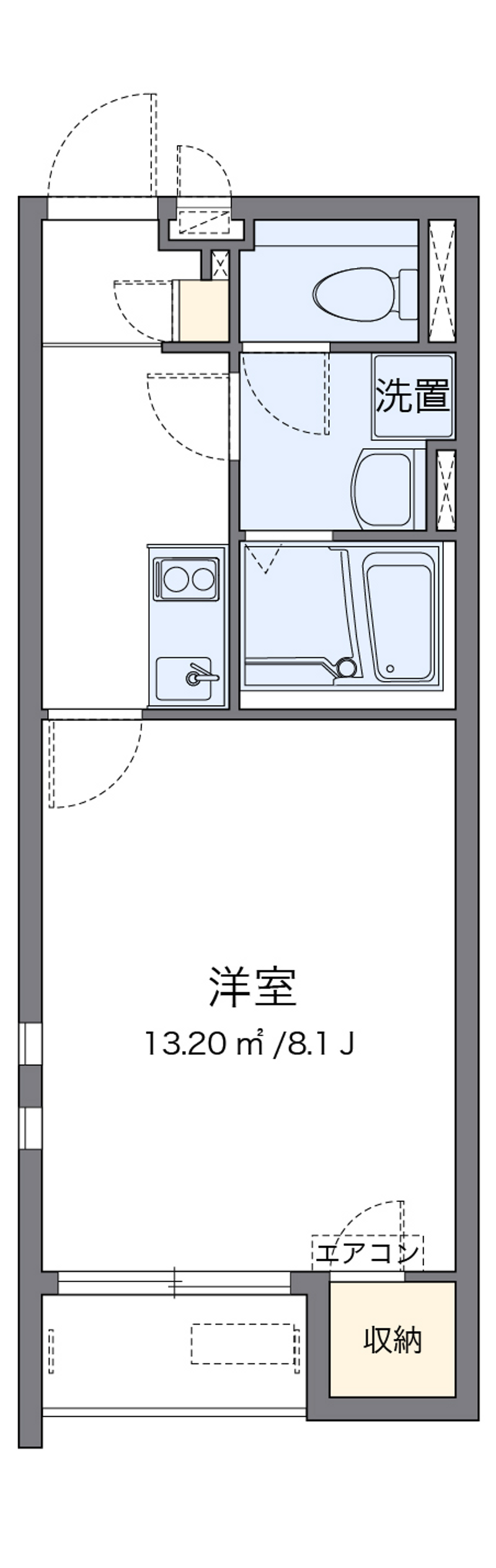 CLEINO Houjyo Ishiguroyama Floor plan