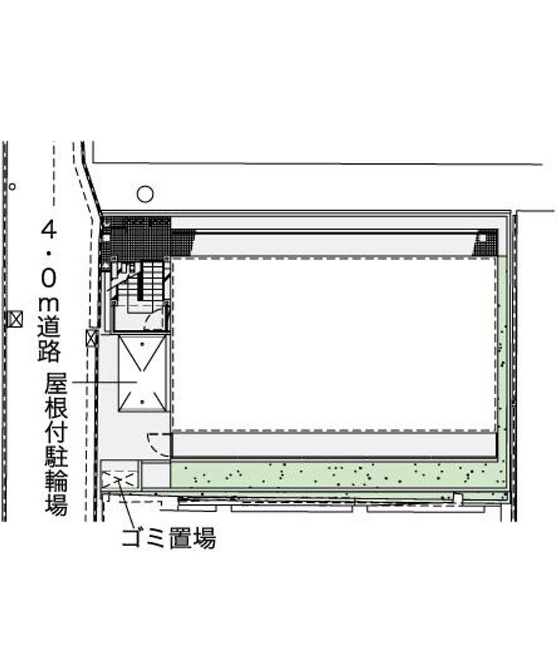レオパレス生麦駅前 配置図