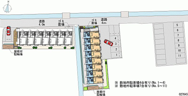 レオパレスエヴァ 月極駐車場