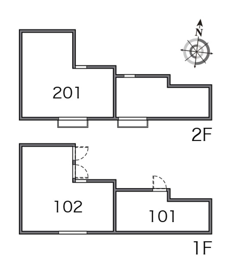 クレイノプランドール中野 間取り配置図