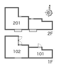 クレイノプランドール中野 間取り配置図