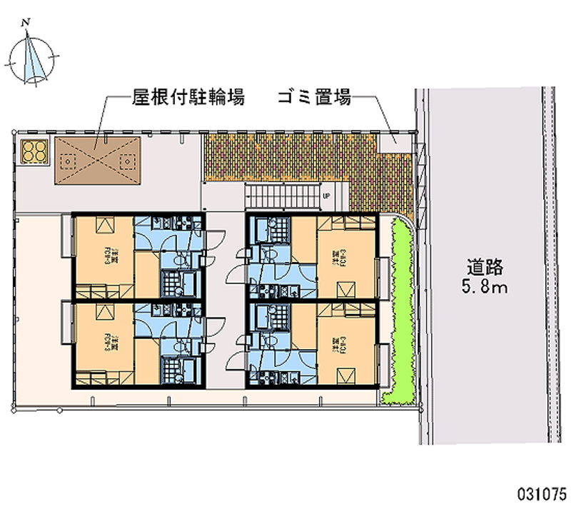レオパレス歌敷山 区画図