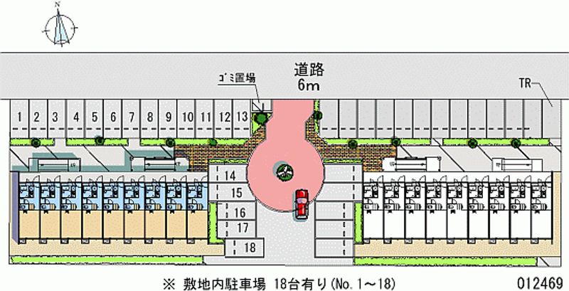 レオパレス１０ 月極駐車場