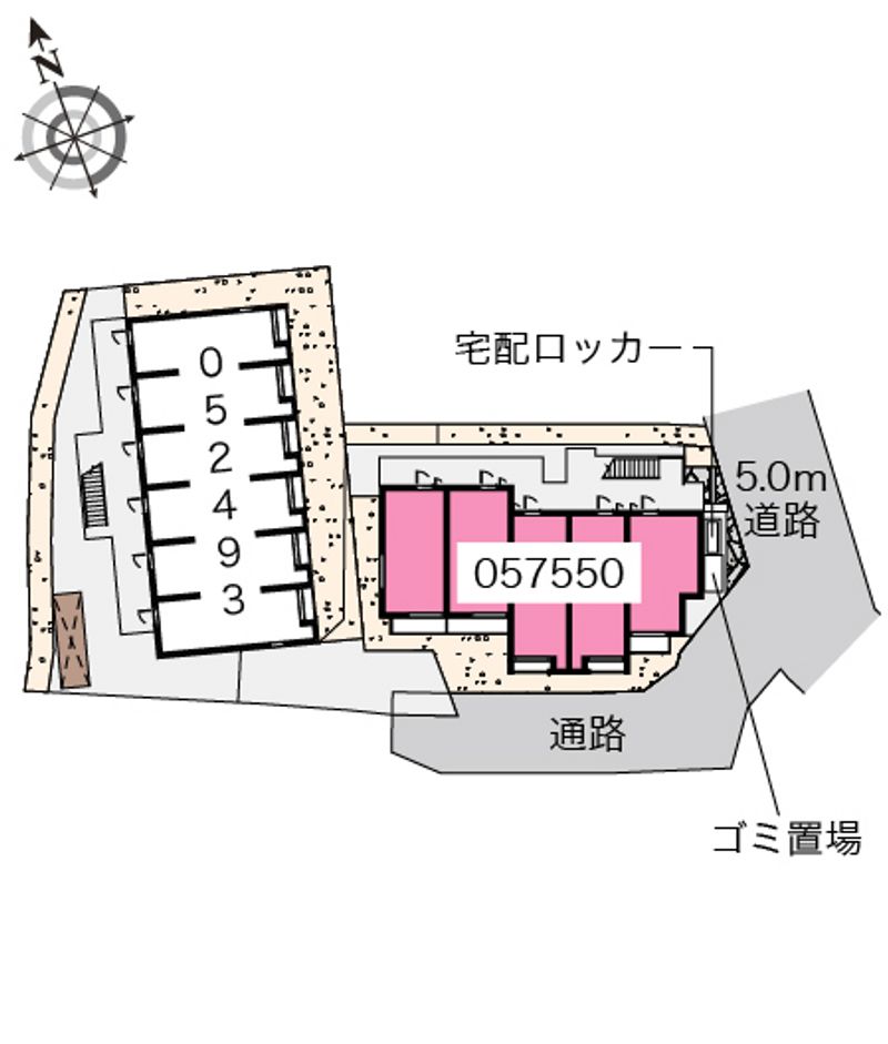 クレイノベルロサージュ 配置図