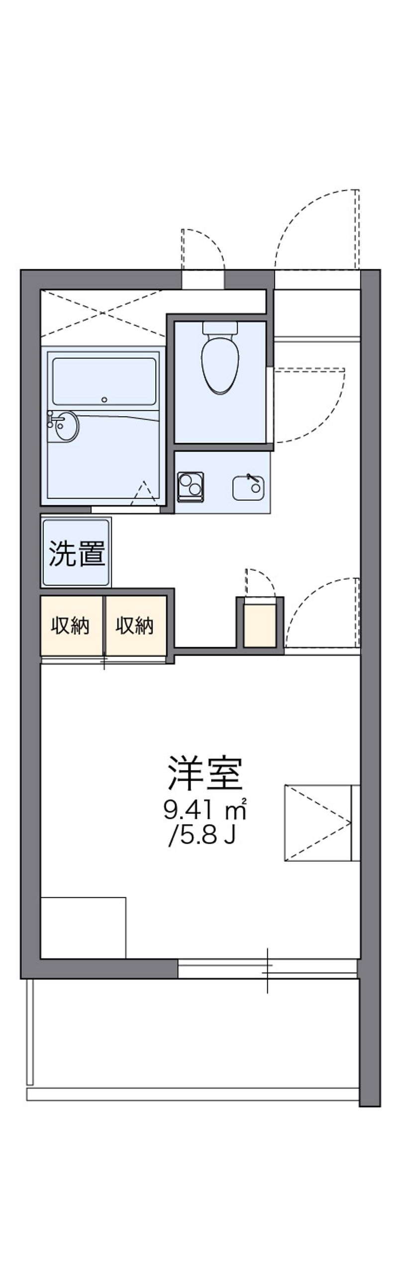 レオパレスイル・パルコ 間取図