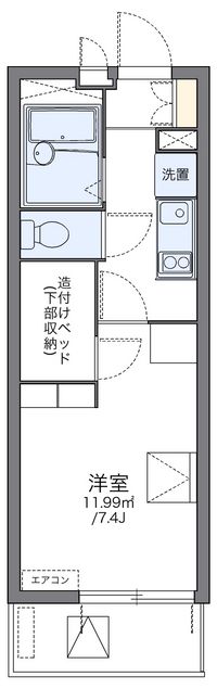 レオパレス空港通Ⅲ 間取り図