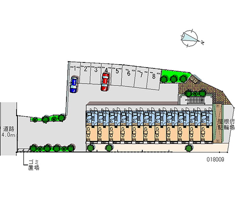 18009 Monthly parking lot