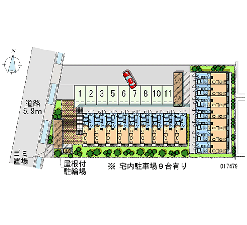 17479月租停車場