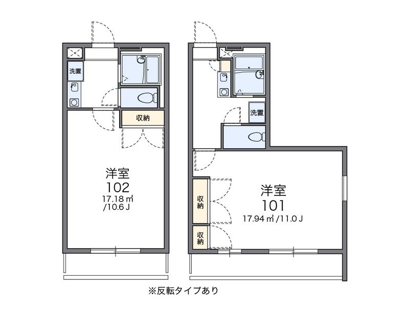 レオパレスボンヌ・シャンス 間取図