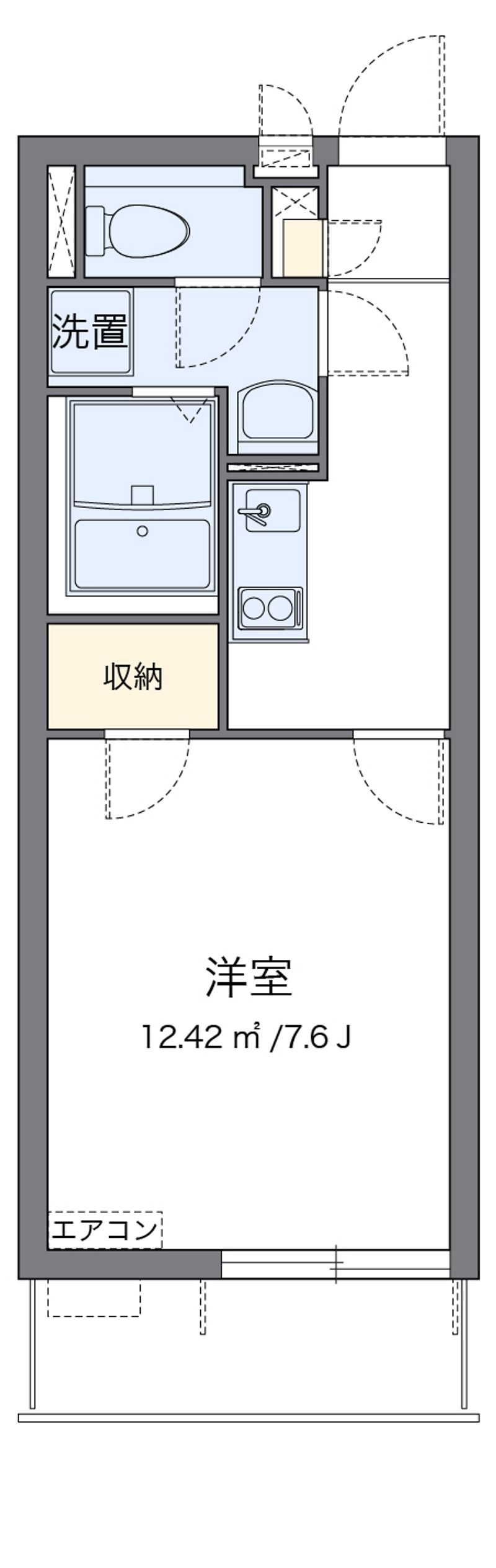 クレイノミュートス　テセラⅡ 間取図
