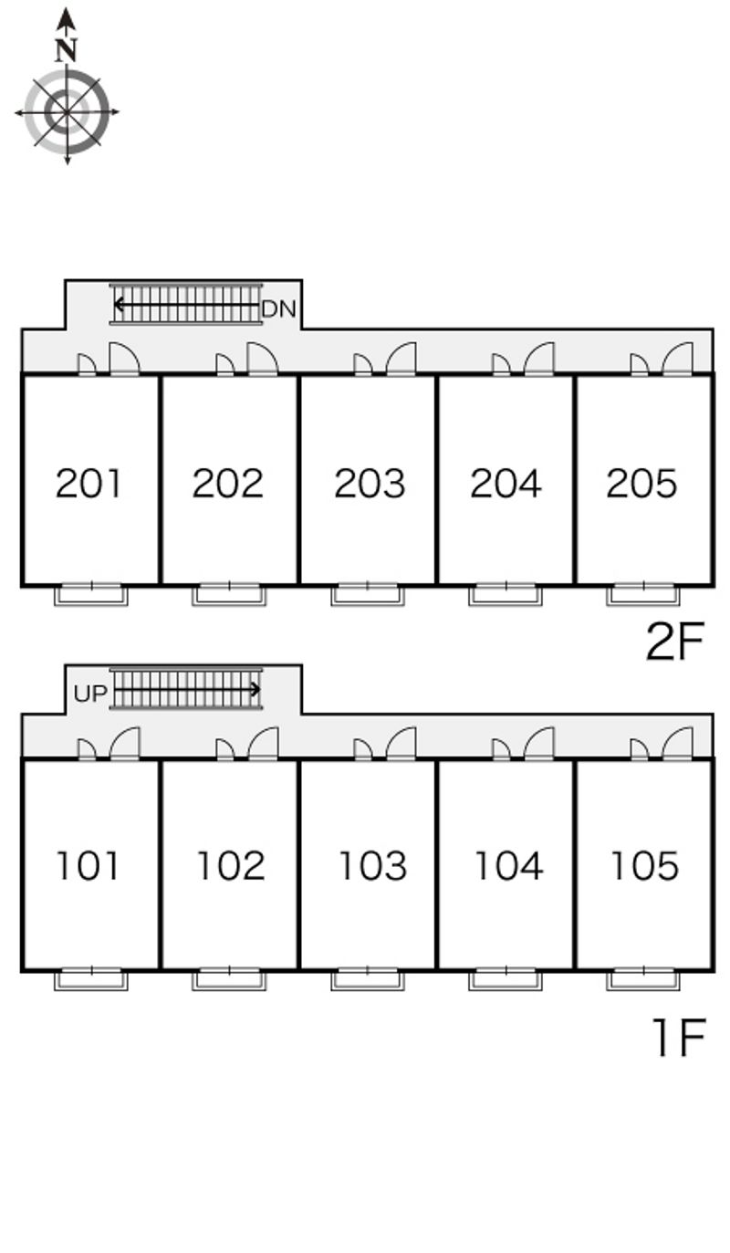 レオパレス東山 間取配置図