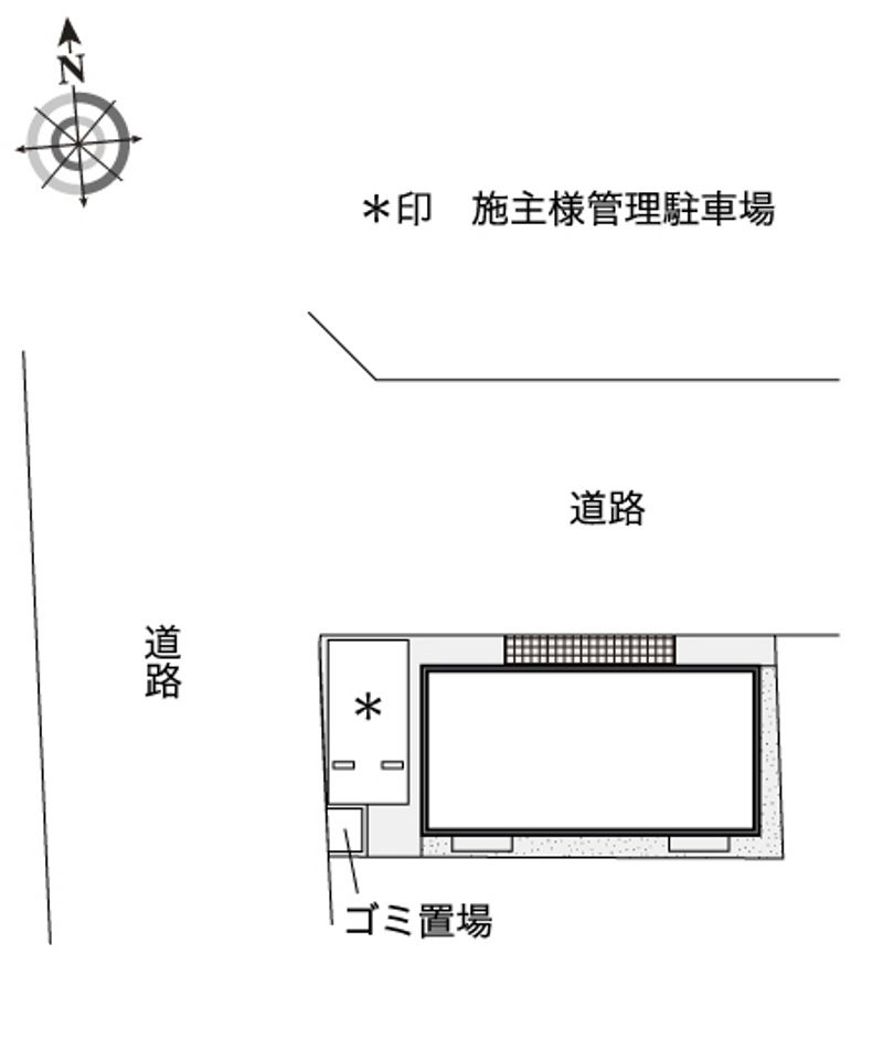 レオネクストＰＲＥＳＳＯ大師西 配置図