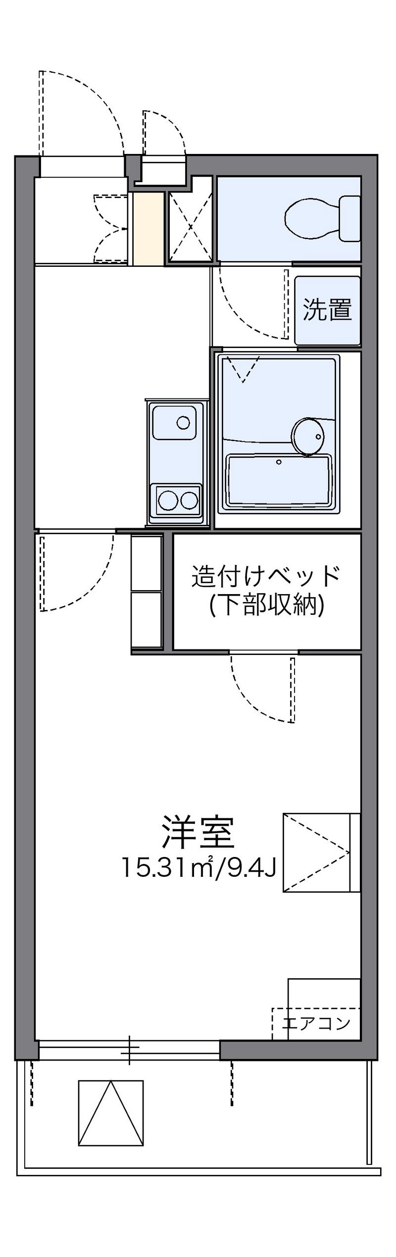 leopalace Rooms Kitakoshi Sơ đồ nhà